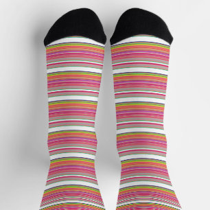 Calcetines Rayas blancas coloridas lindas