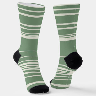 Calcetines Rayas complejas en verde