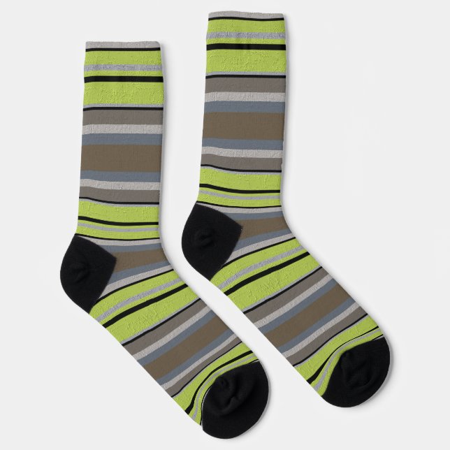 Calcetines Rayas Decorativas (Derecha)