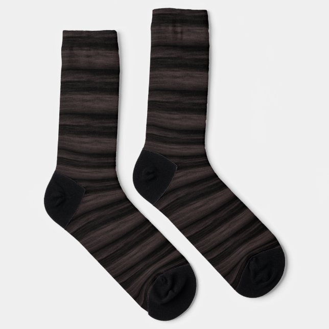 Calcetines Rayas Desiguales Pálidas y Oscuras (Derecha)