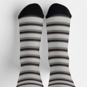 Calcetines Rayas grises azules vintage lindas
