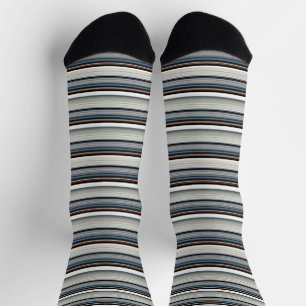 Calcetines Rayas grises blancas lindas