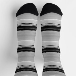 Calcetines Rayas grises negras lindas