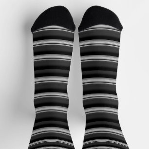 Calcetines Rayas grises negras lindas