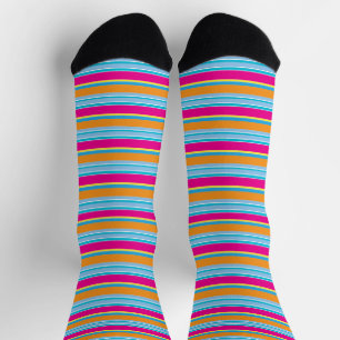Calcetines Rayas mágicas de colores lindos