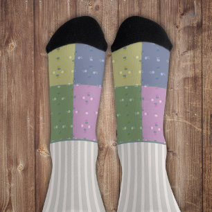 Calcetines Rayas secretamente salvajes con cuatro campos de m