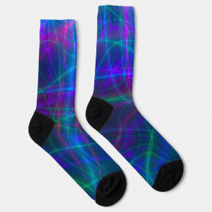 Calcetines Rayos multicolores brillantes