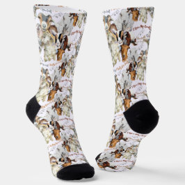 Calcetines Razas de cabra que amo a mis cabras
