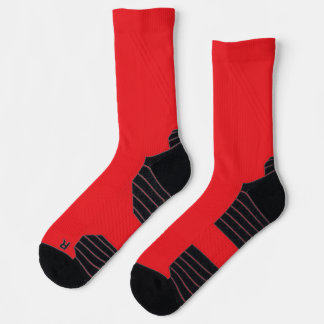 Calcetines Red & Black Grip Performance Sports Socks