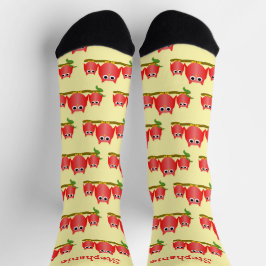 Calcetines Red Owls Diseño Personalizado