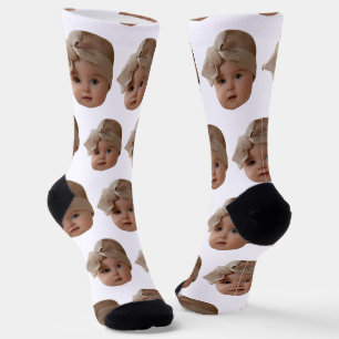 Calcetines Regalo de Navidad personalizado para esposo esposa