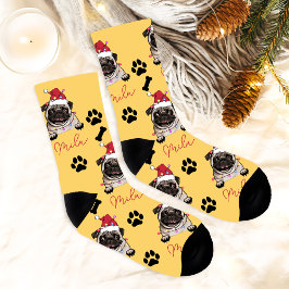 Calcetines Regalo de Navidades personalizados de Bulldog brit