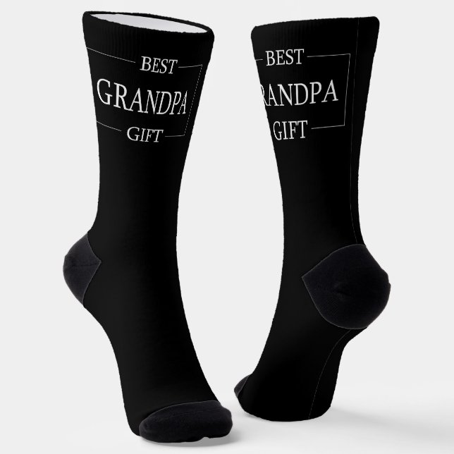 Calcetines Regalo personalizado para el cumpleaños del abuelo (Angular)