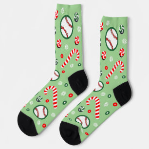 Calcetines Regalos de Navidad de béisbol