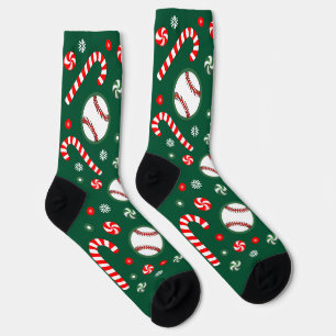 Calcetines Regalos de Navidad de béisbol