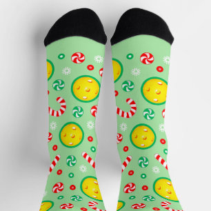 Calcetines Regalos de Navidad para Pickleball