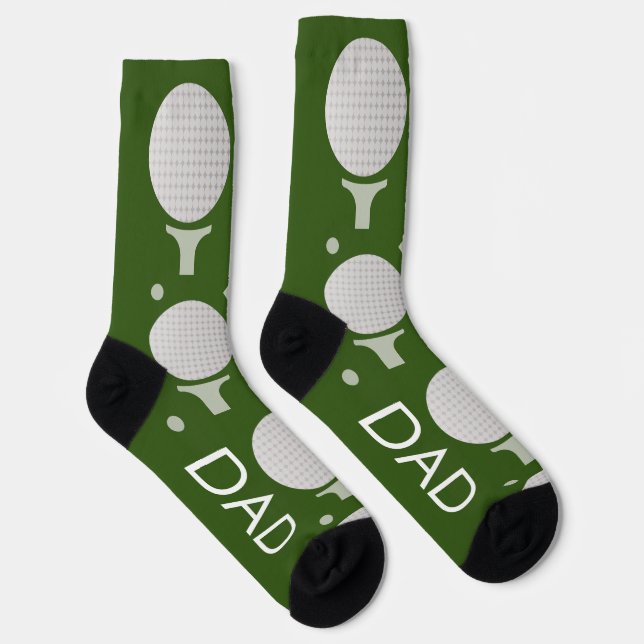 Calcetines Regalos del Día del Golf para papá (Derecha)