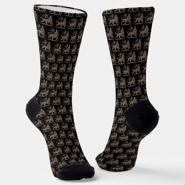 Calcetines Reggae Socken Reggae Rasta Roots (Angular)