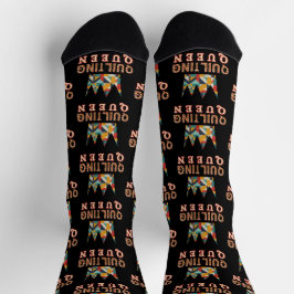 Calcetines Reina de la Colcha - Quilter Divertido - Amantes d