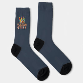 Calcetines Reina de la Colcha - Quilter Divertido - Amantes d