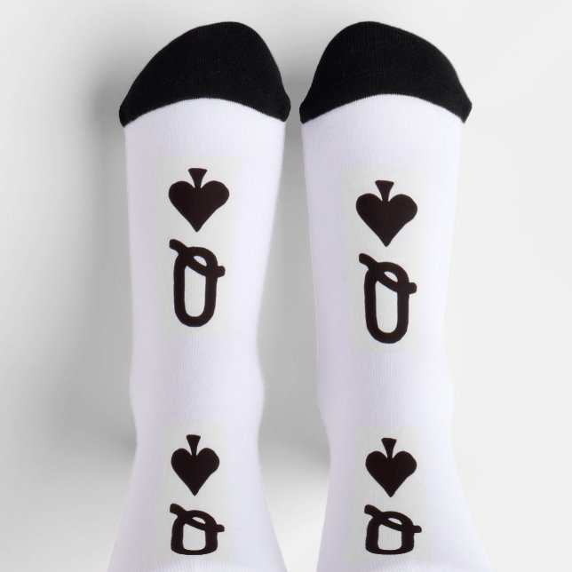 Calcetines Reina de Picas Thunder_Cove (Arriba)