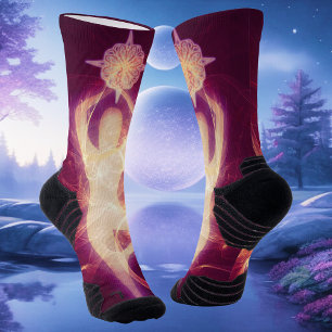 Calcetines Resiliencia luminescente Púrpura