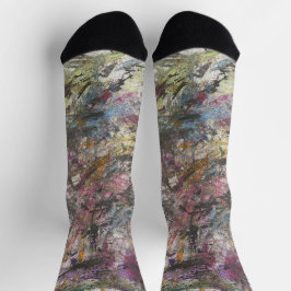 Calcetines Resumen "Confetti Too" All-Over Print Crew Socks