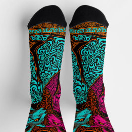 Calcetines Resumen de estilo de los años 1970