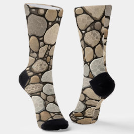 Calcetines Resumen de la piedra de Petoskey