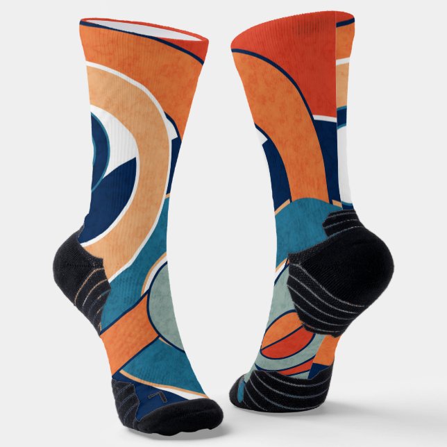 Calcetines Resumen del arte minimalista moderno geométrico de (Angular)