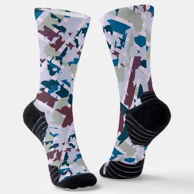 Calcetines Resumen Diseño de plástico 1 (Angular)