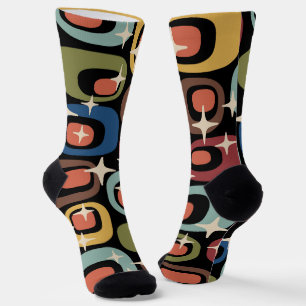 Calcetines Resumen moderno Retro Mid Century