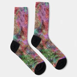 Calcetines Resumen Múltiples Colores Misterioso Color Aspecto