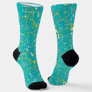 Calcetines Resumen Paint Splash