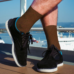 Calcetines Resumen simple Elegante Guay Funny Fishnet Warm