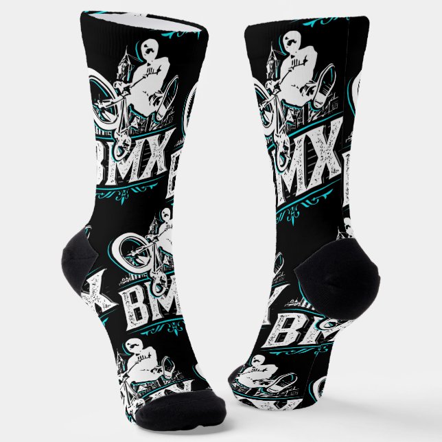 Calcetines Retro Bmx - Calcetines Bmx De La Antigu (Angular)