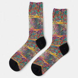 Calcetines Retro Hippie" Patchwork Soñan Socks