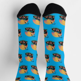 Calcetines Retro Lawnmower Sunset