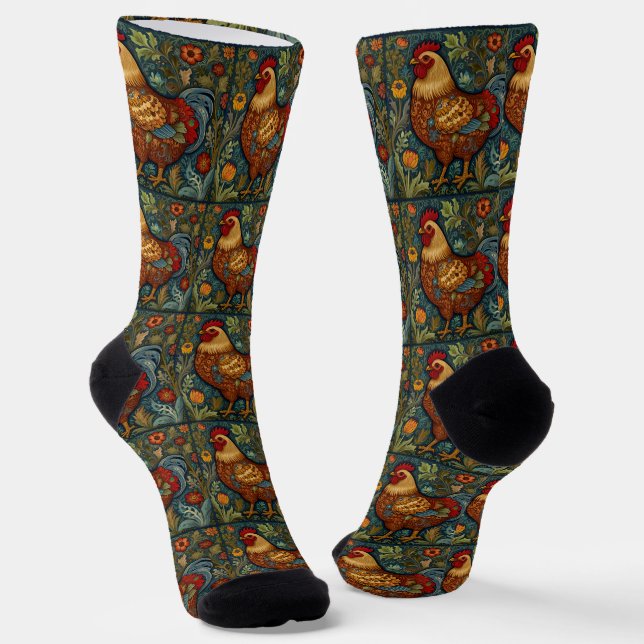 Calcetines Retro moda boho gallinero (Angular)