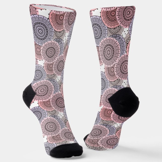 Calcetines Retro, retro, beige, gris y elegante (Angular)