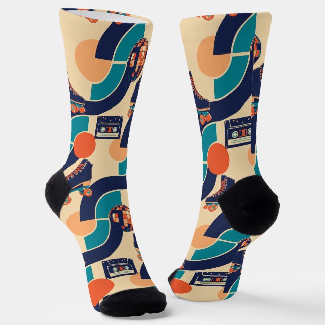 Calcetines Retro Roller Disco (Angular)