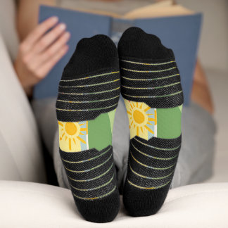 Calcetines Retro Sunshine Patterns – Bold Colorful