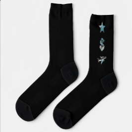 Calcetines RICH Unisex Socks Trend Resumen Océano Azul