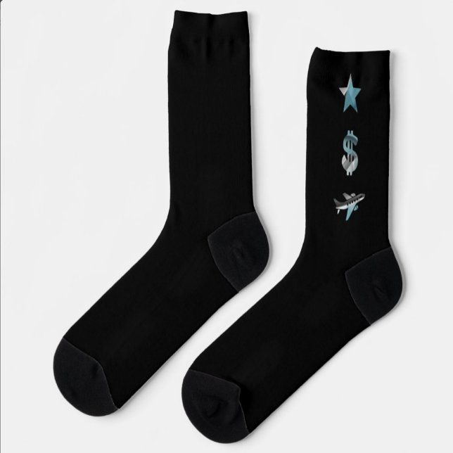 Calcetines RICH Unisex Socks Trend Resumen Océano Azul (Subido por el creador)