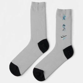 Calcetines RICH Unisex Socks Trend Resumen Océano Azul
