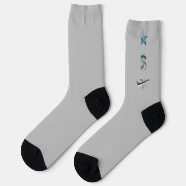 Calcetines RICH Unisex Socks Trend Resumen Océano Azul (Subido por el creador)