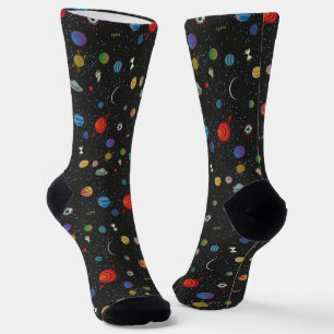 Calcetines RICK AND MORTY™   Socks de patrones de espacio