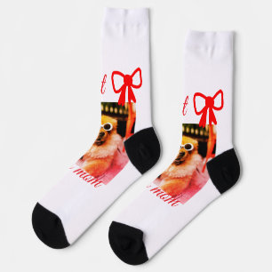 Calcetines Rincón rojo mejor perro mamá papá foto perro/masco