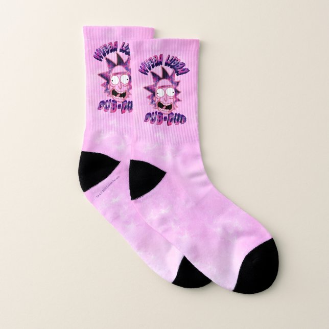 Calcetines RIQUEZA Y MORTY™| Wubba Lubba Dub-Dub (Par)