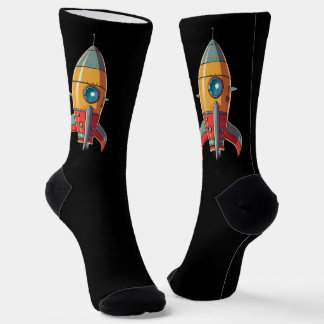 Calcetines Rocket retro a la luna